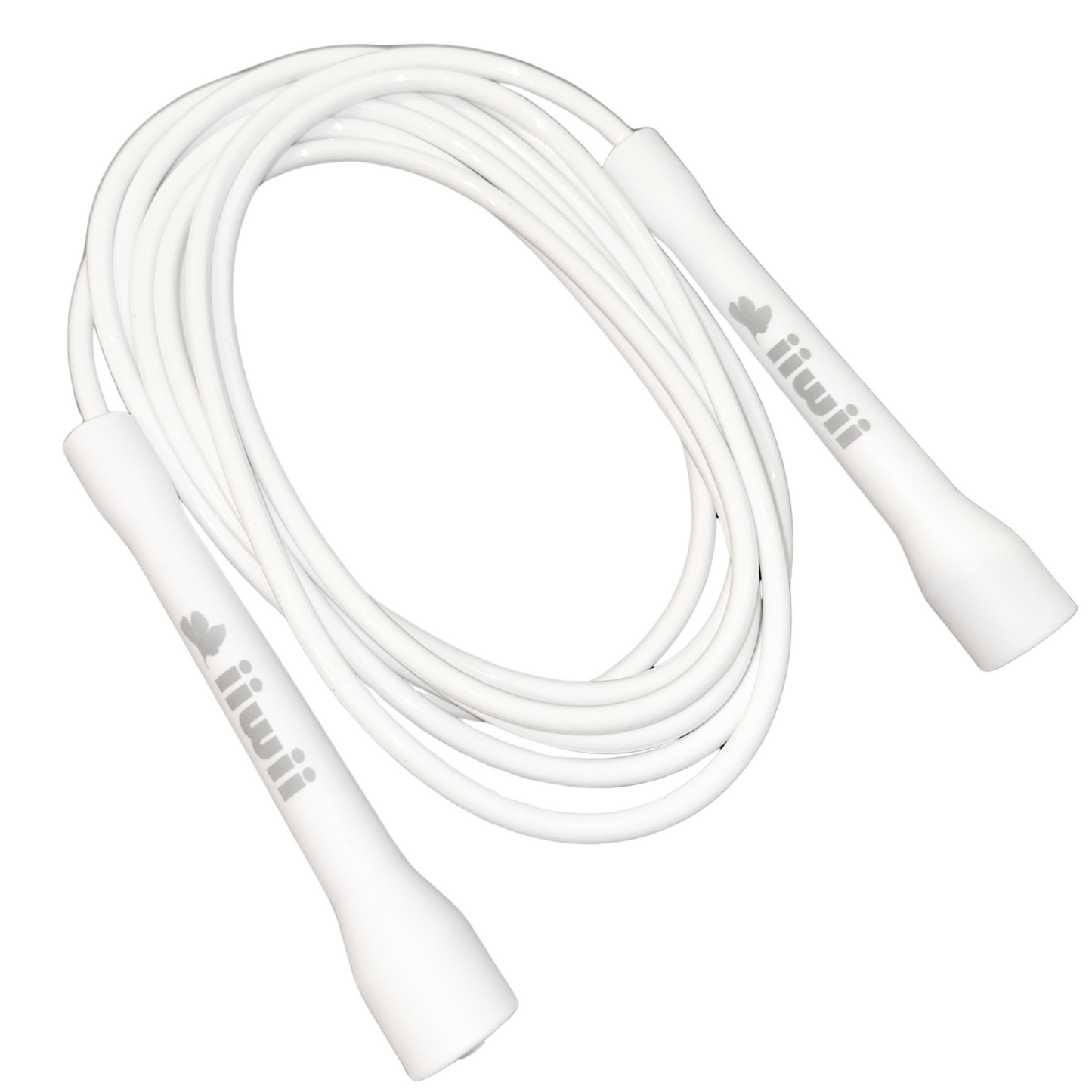 White jump rope with 'liwii' branding on a white background